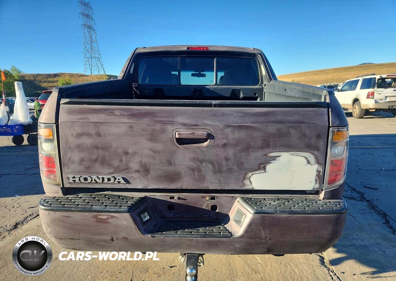 2007 Honda Ridgeline Rtl VIN:2HJYK16527H536388 - 6