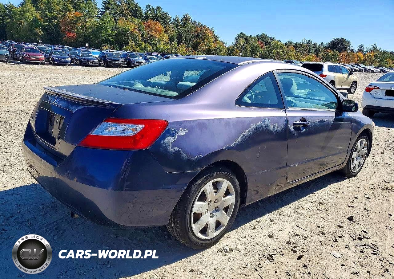 2008 Honda Civic Lx VIN:2HGFG12648H568323 - 3