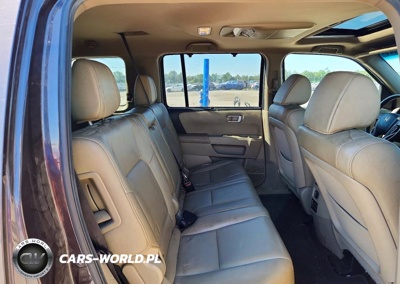 2012 Honda Pilot Touring VIN:5FNYF4H93CB019627 - 11