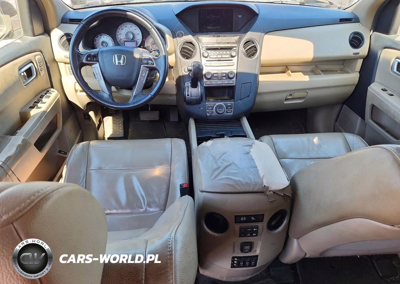 2012 Honda Pilot Touring VIN:5FNYF4H93CB019627 - 8