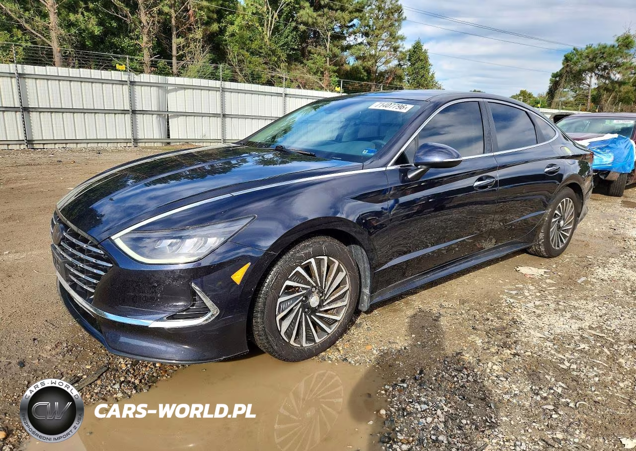 2021 Hyundai Sonata Hybrid Sel VIN:KMHL34JJ4MA024350 - 1