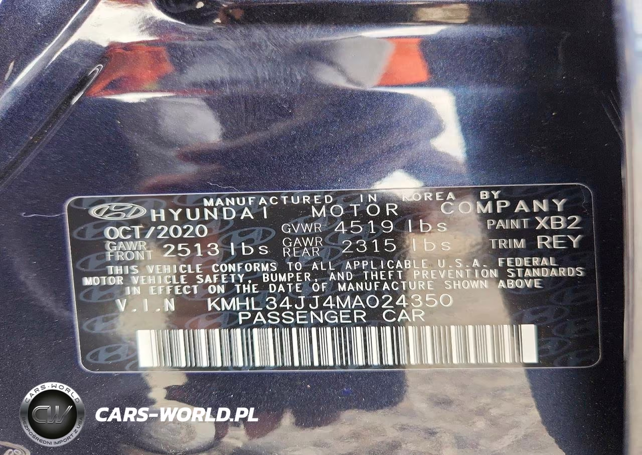 2021 Hyundai Sonata Hybrid Sel VIN:KMHL34JJ4MA024350 - 12
