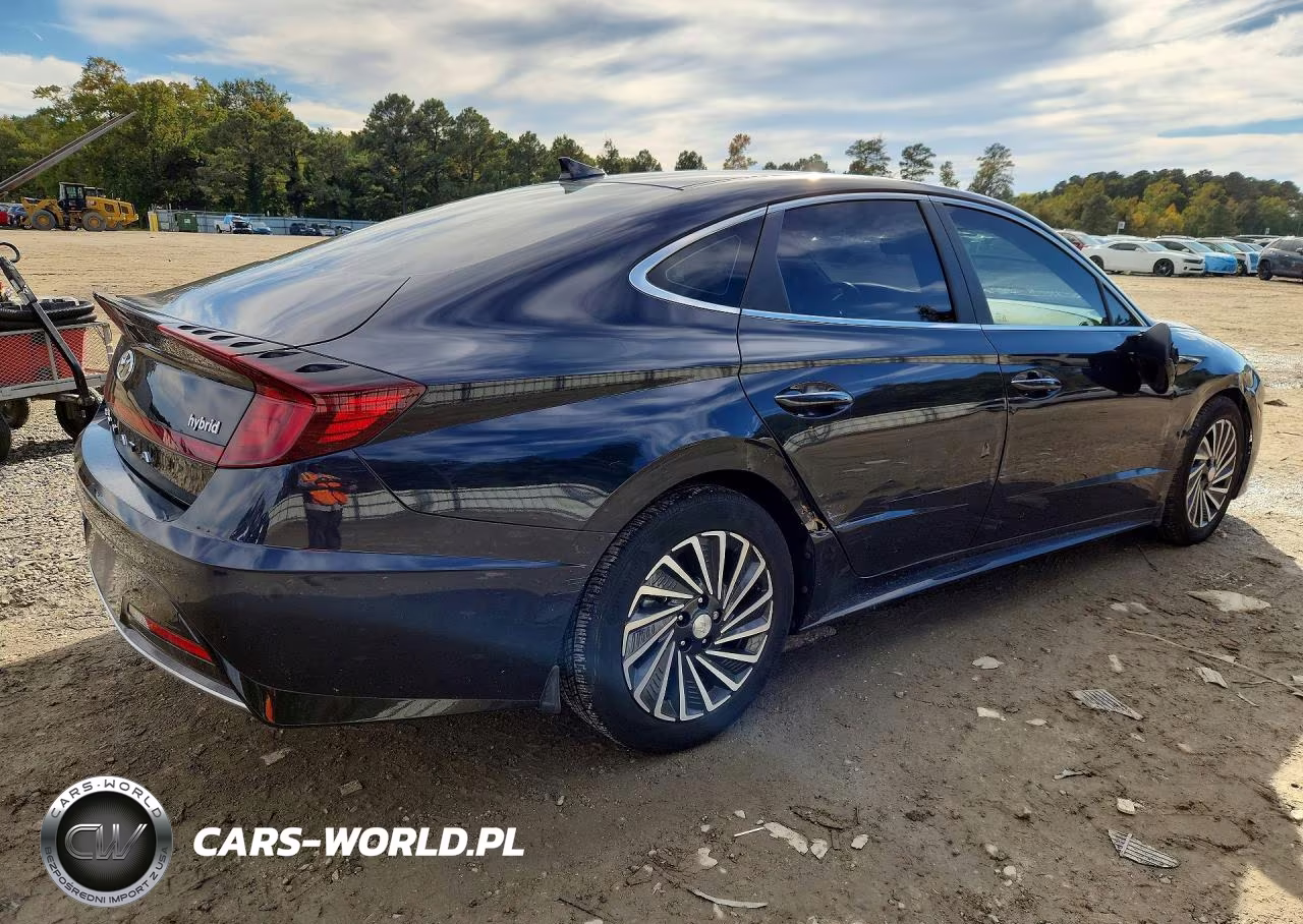 2021 Hyundai Sonata Hybrid Sel VIN:KMHL34JJ4MA024350 - 3