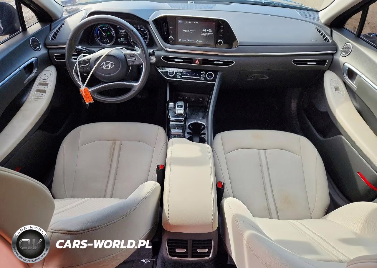 2021 Hyundai Sonata Hybrid Sel VIN:KMHL34JJ4MA024350 - 8