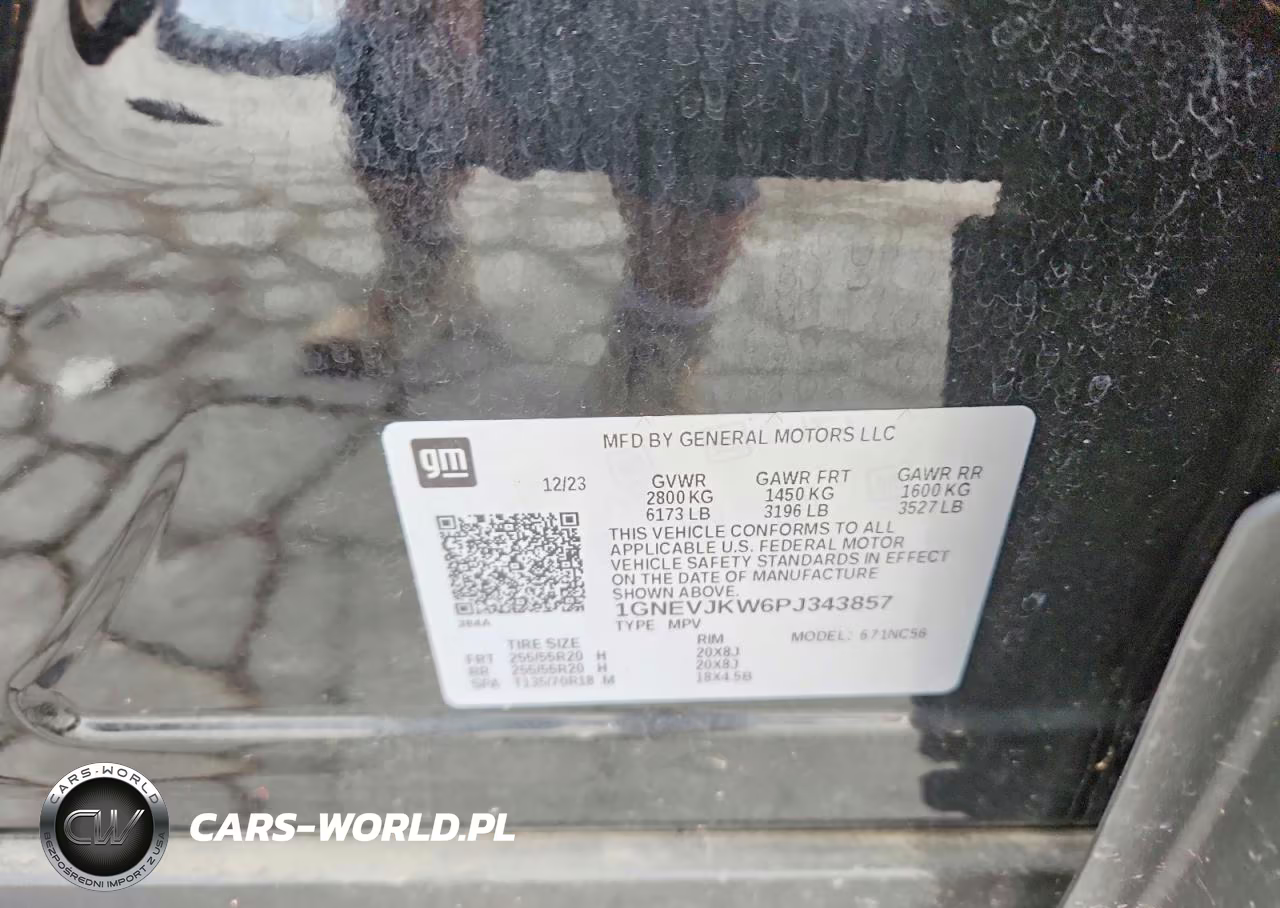 2023 Chevrolet Traverse Rs VIN:1GNEVJKW6PJ343857 - 14