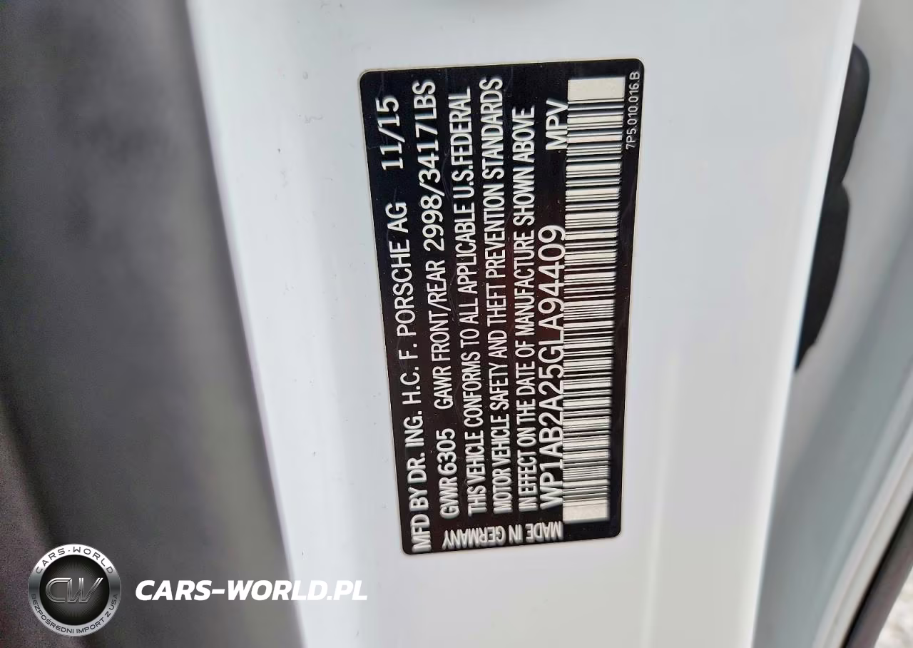 2016 Porsche Cayenne S VIN:WP1AB2A25GLA94409 - 13