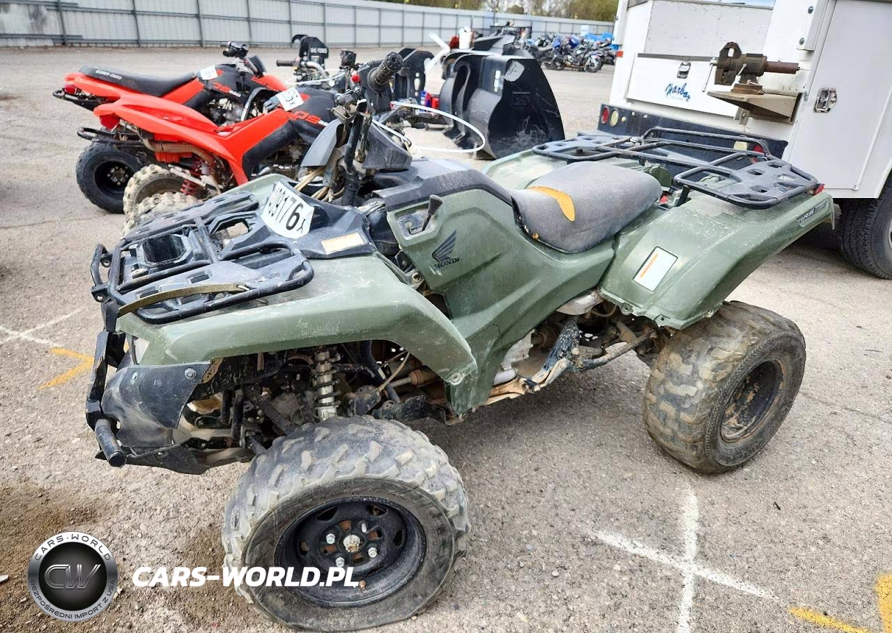 2021 Honda Rancher Atv VIN:1HFTE4703M4600091 - 2
