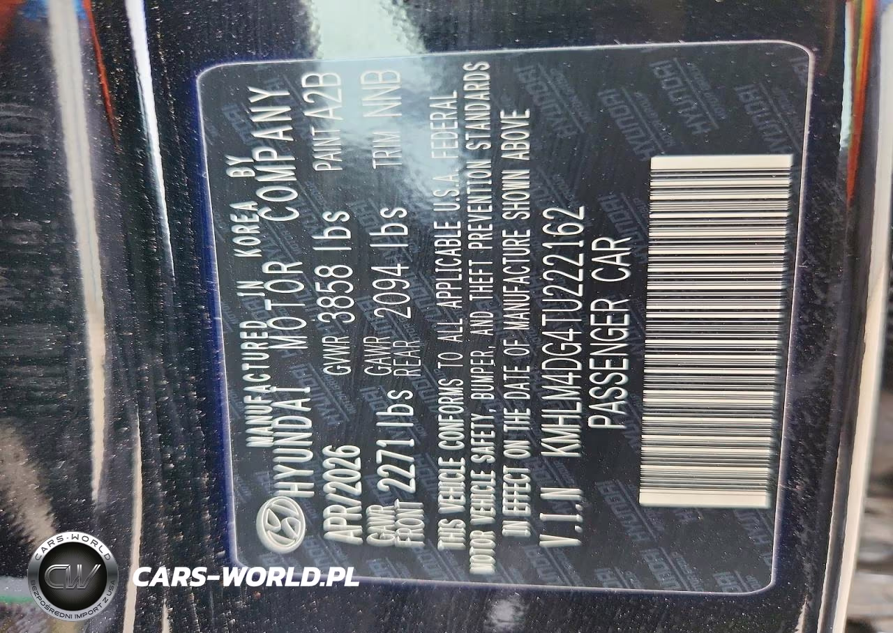 2026 Hyundai Elantra Sel Sport VIN:KMHLM4DG4TU222162 - 12