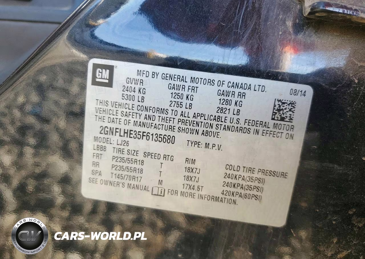 2015 Chevrolet Equinox Ltz VIN:2GNFLHE35F6135680 - 13