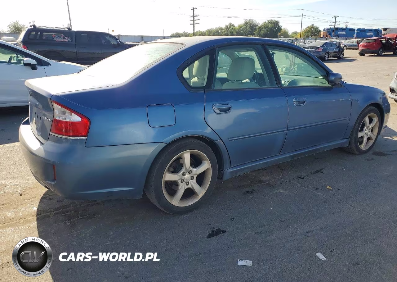 2008 Subaru Legacy 2.5I VIN:4S3BL616487222078 - 3
