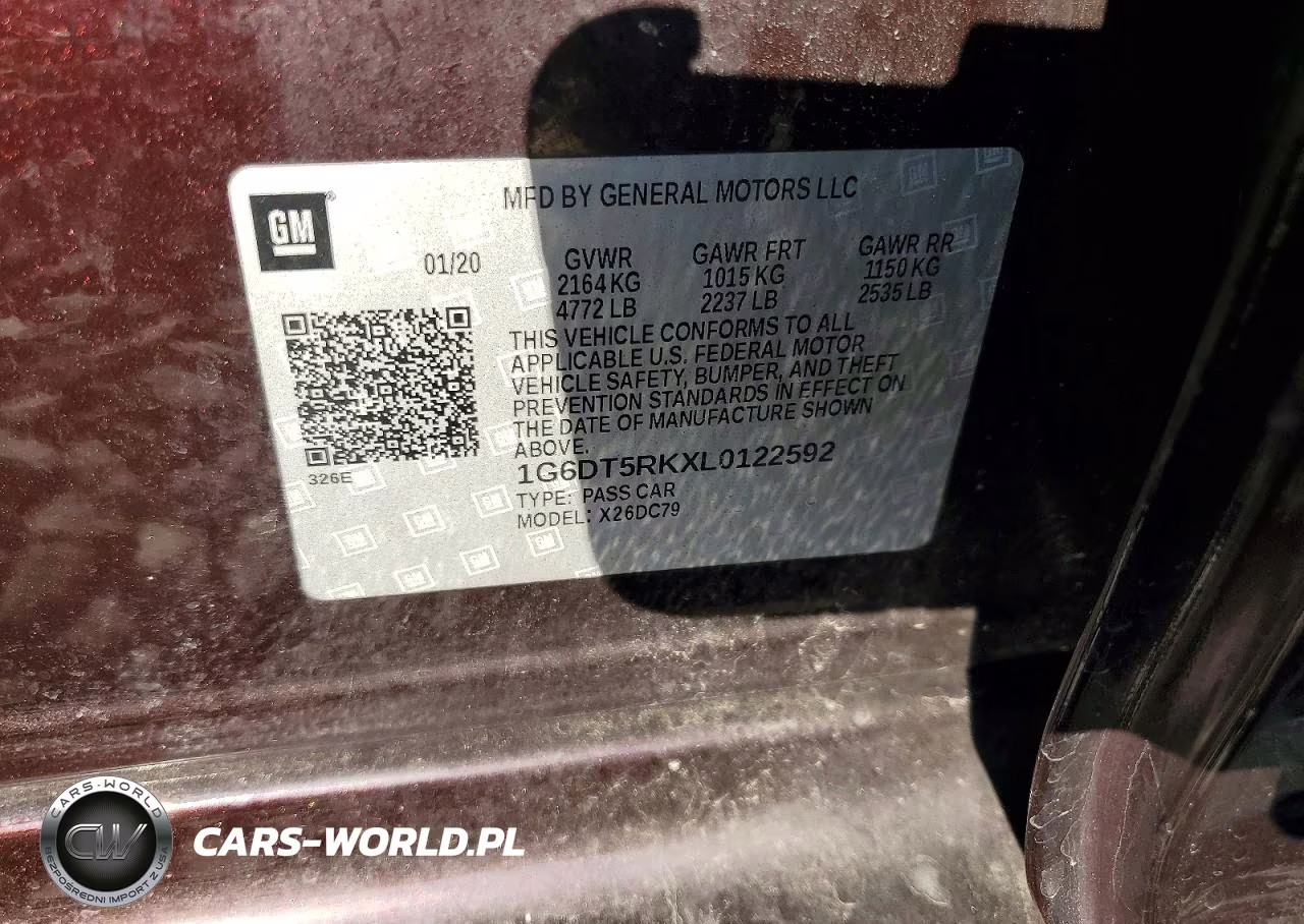 2020 Cadillac Ct5 Premium Luxury VIN:1G6DT5RKXL0122592 - 12