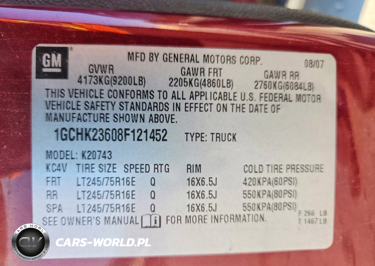 2008 Chevrolet Silverado K2500 Heavy Duty VIN:1GCHK23608F121452 - 12