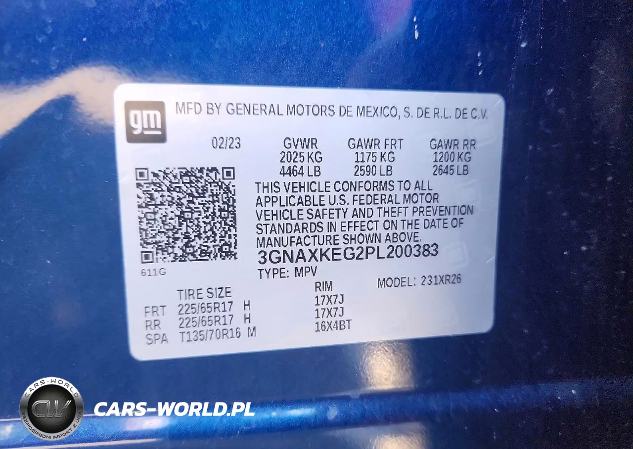 2023 Chevrolet Equinox Lt VIN:3GNAXKEG2PL200383 - 13