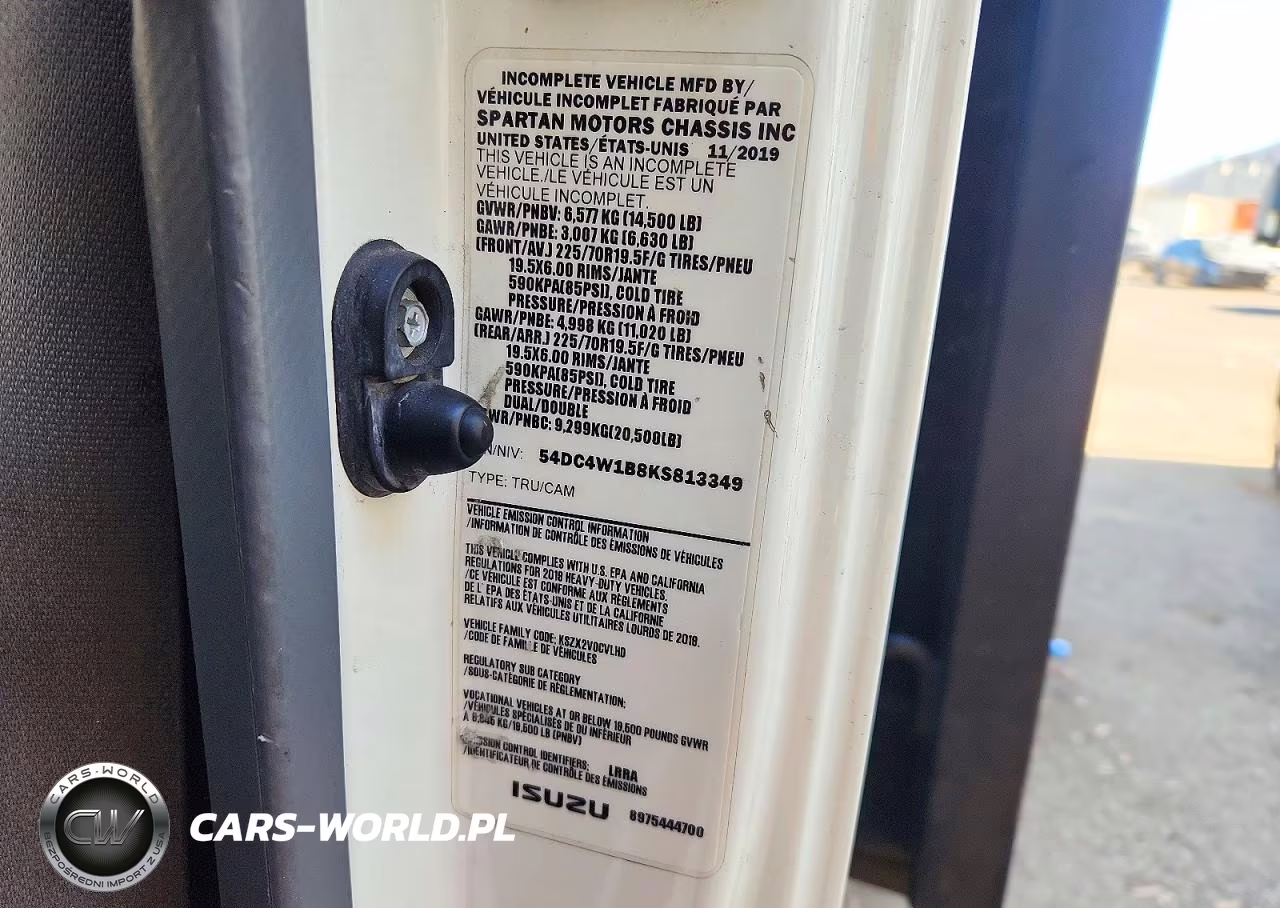 2019 Isuzu Npr Hd VIN:54DC4W1B8KS813349 - 13