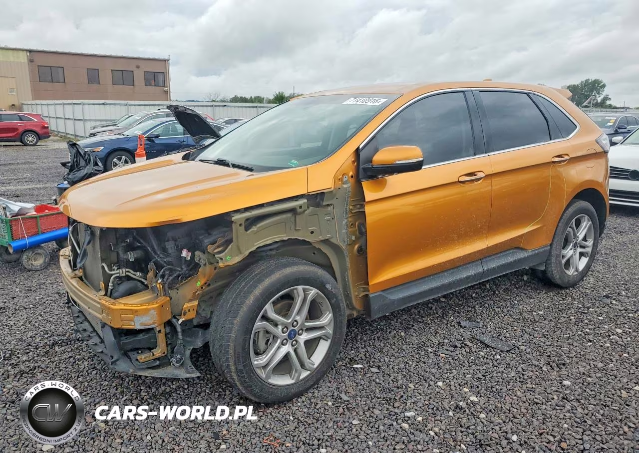 2016 Ford Edge Titanium VIN:2FMPK3K99GBC52050 - 1