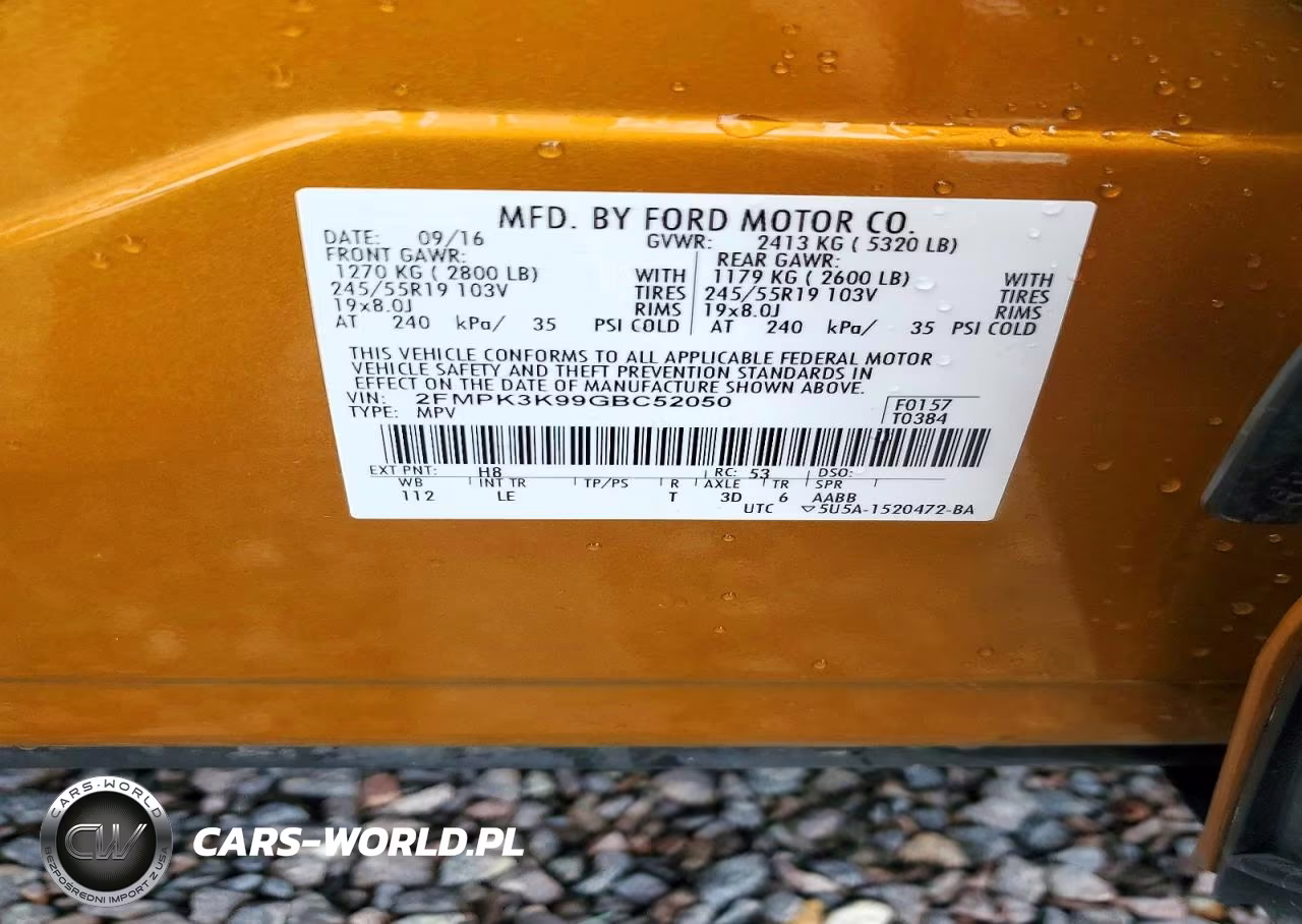 2016 Ford Edge Titanium VIN:2FMPK3K99GBC52050 - 13