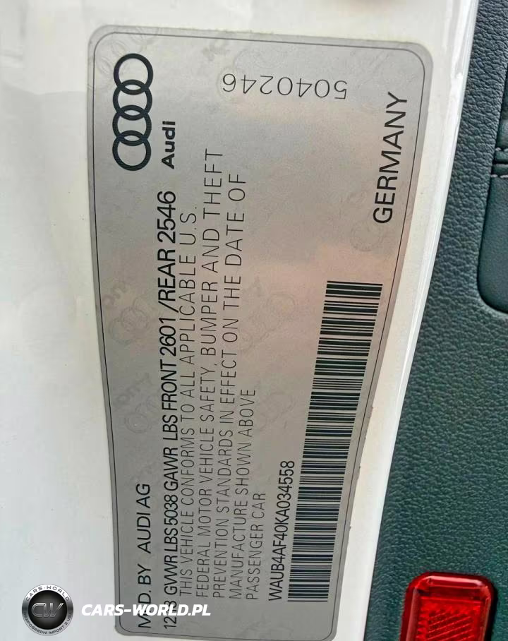 2019 Audi S4 Premium Plus VIN:WAUB4AF40KA034558 - 11