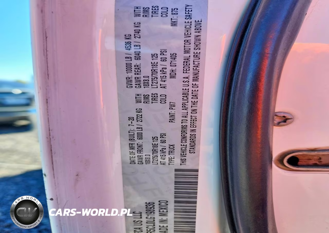 2020 Ram 2500 Tradesman VIN:3C6UR5CL0LG198936 - 12