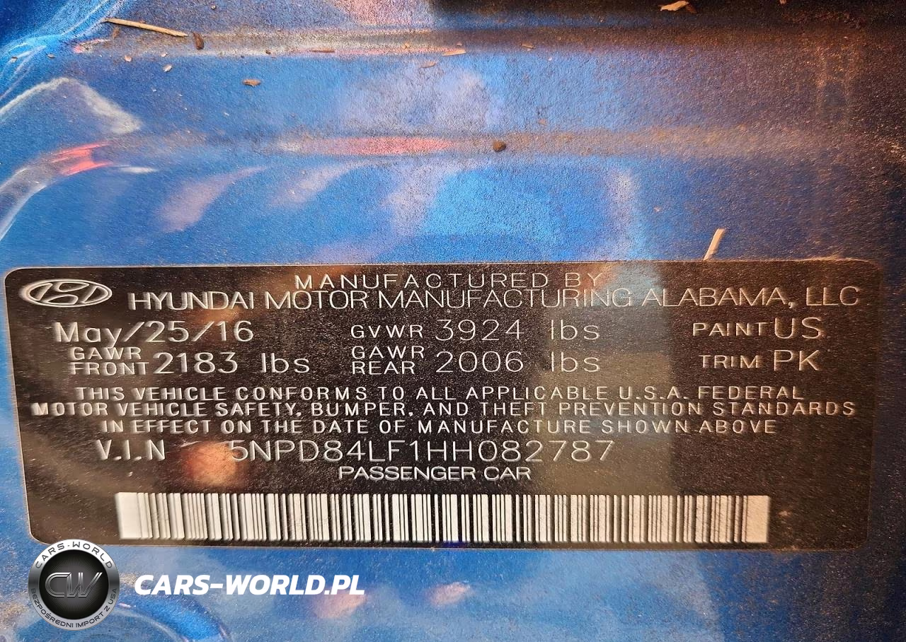 2017 Hyundai Elantra Se VIN:5NPD84LF1HH082787 - 12