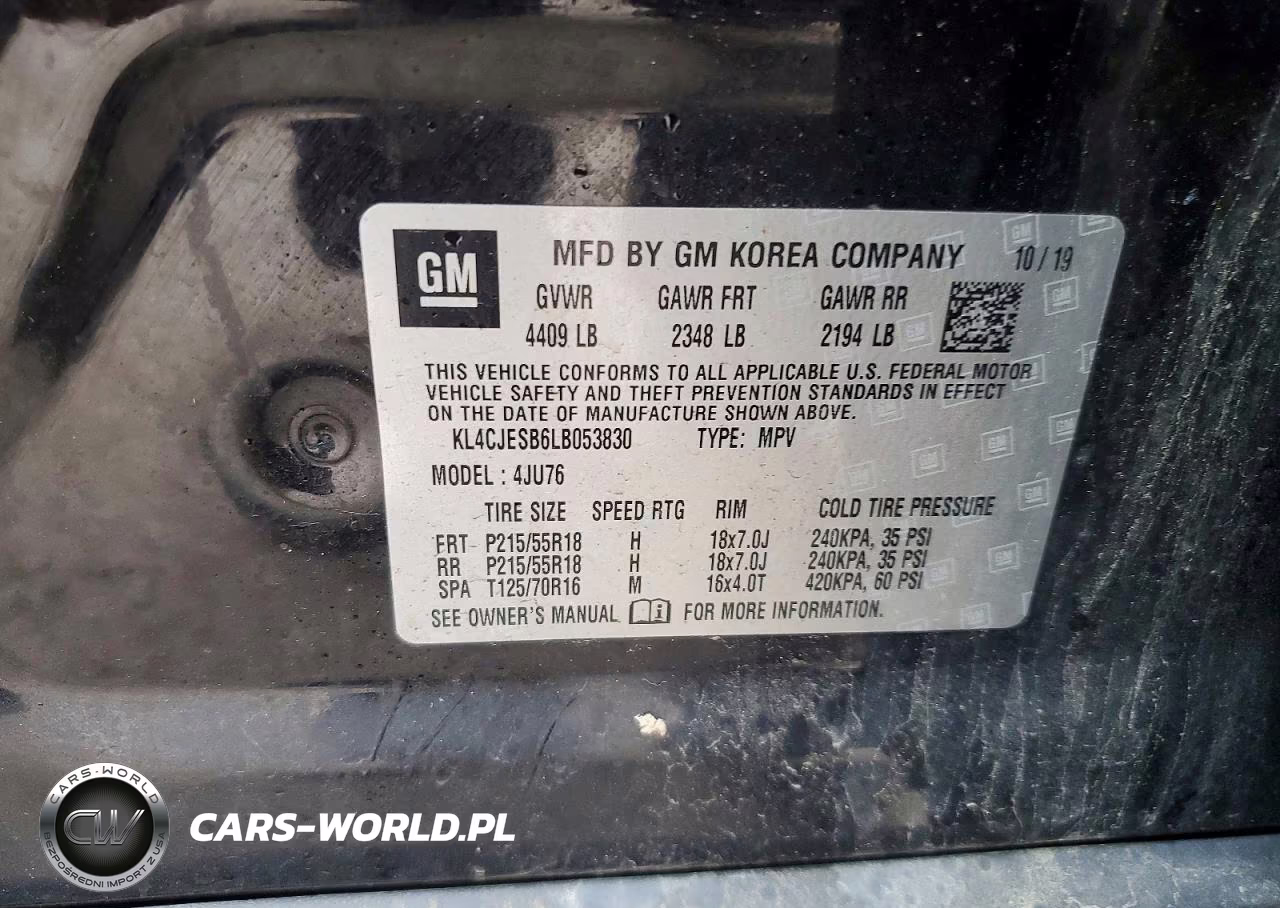 2020 Buick Encore Preferred VIN:KL4CJESB6LB053830 - 13
