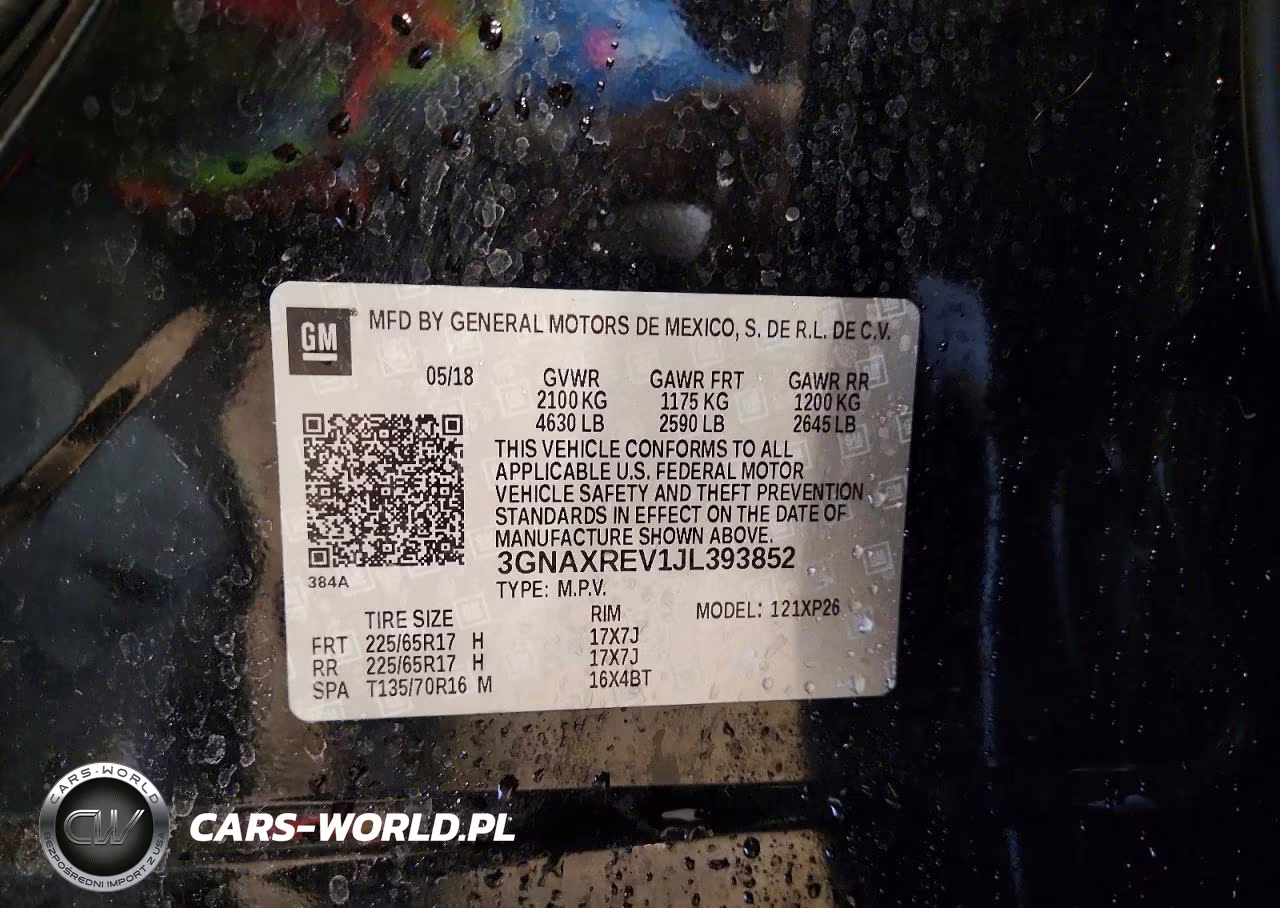 2018 Chevrolet Equinox Ls VIN:3GNAXREV1JL393852 - 13