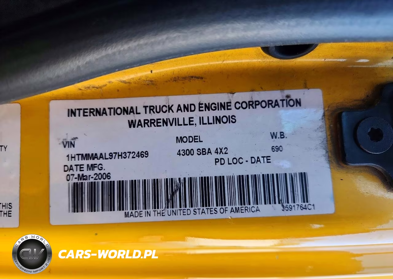 2007 International 4000 4300 VIN:1HTMMAAL97H372469 - 11