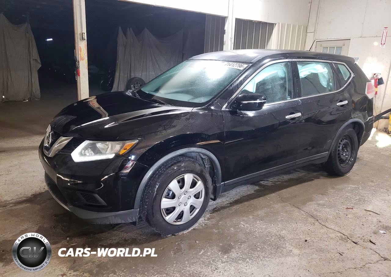 2015 Nissan Rogue S VIN:KNMAT2MT1FP588986 - 1
