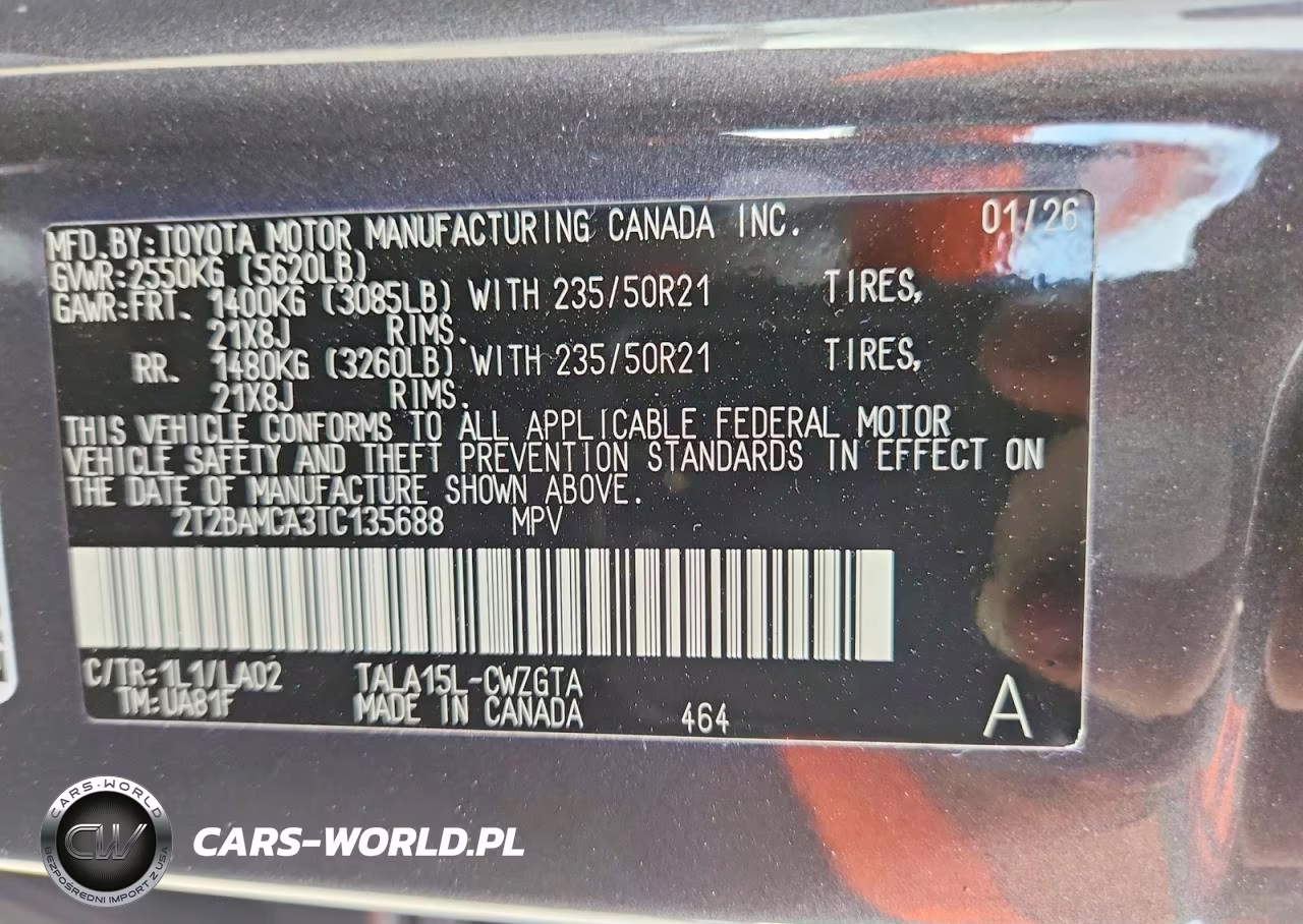 2026 Lexus Rx 350 Luxury VIN:2T2BAMCA3TC135688 - 13