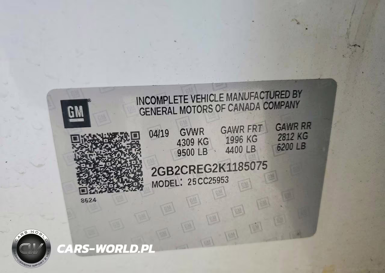2019 Chevrolet Silverado C2500 Heavy Duty VIN:2GB2CREG2K1185075 - 9