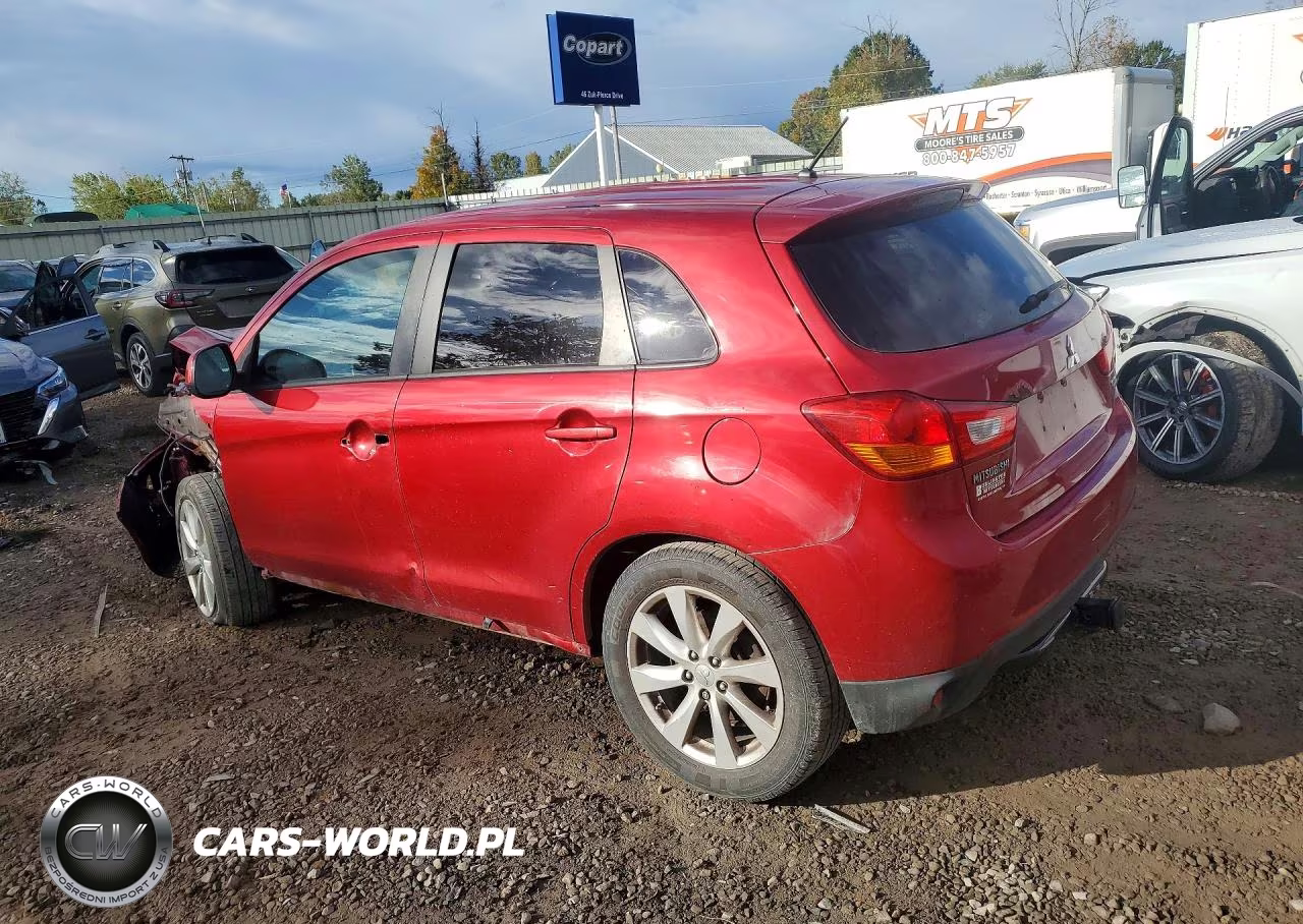 2015 Mitsubishi Outlander Sport Es VIN:4A4AP3AU4FE023336 - 2