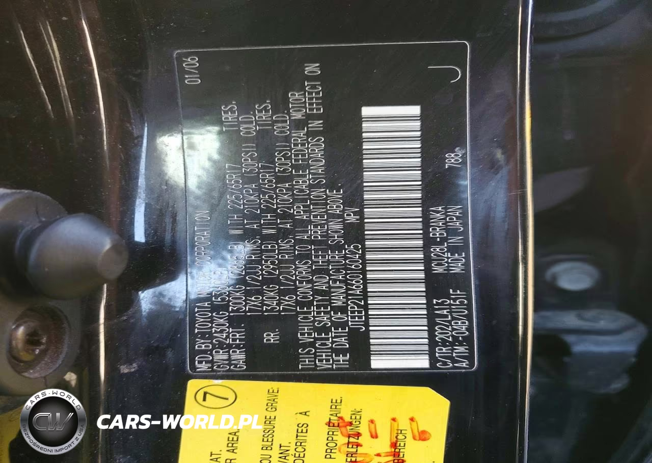 2006 Toyota Highlander Limited VIN:JTEEP21A660160425 - 13