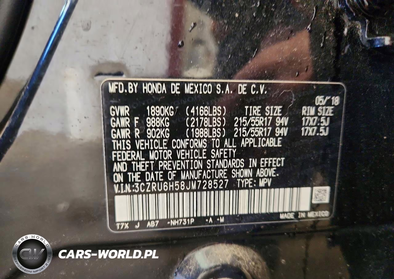 2018 Honda Hr-V Ex VIN:3CZRU6H58JM728527 - 13