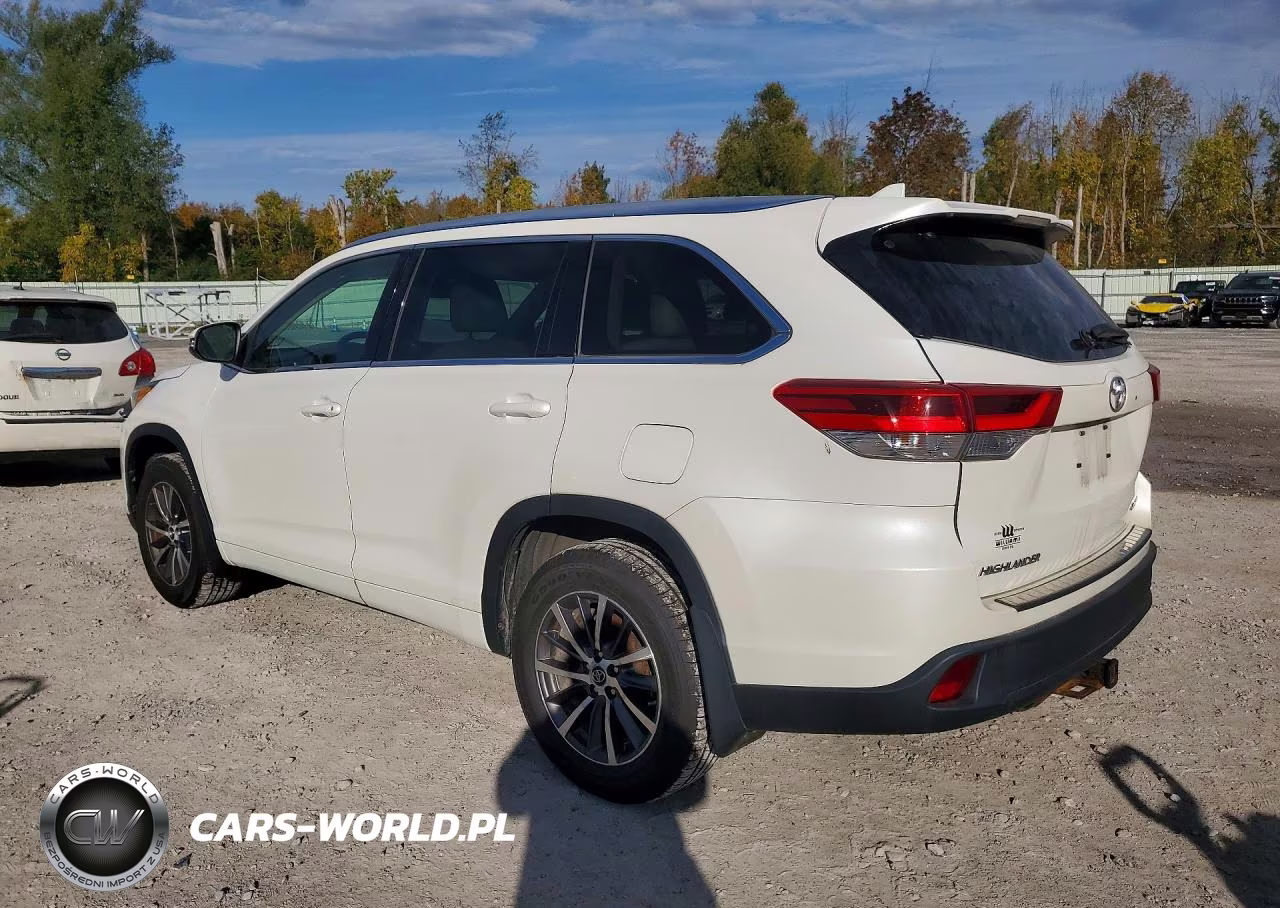 2017 Toyota Highlander Xle VIN:5TDJZRFH6HS365271 - 2