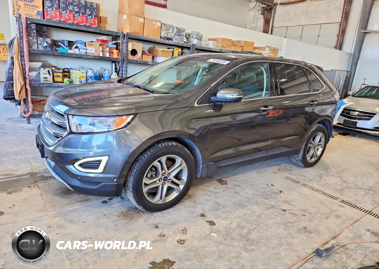 2015 Ford Edge Titanium VIN:2FMPK4K83FBB77647 - 1