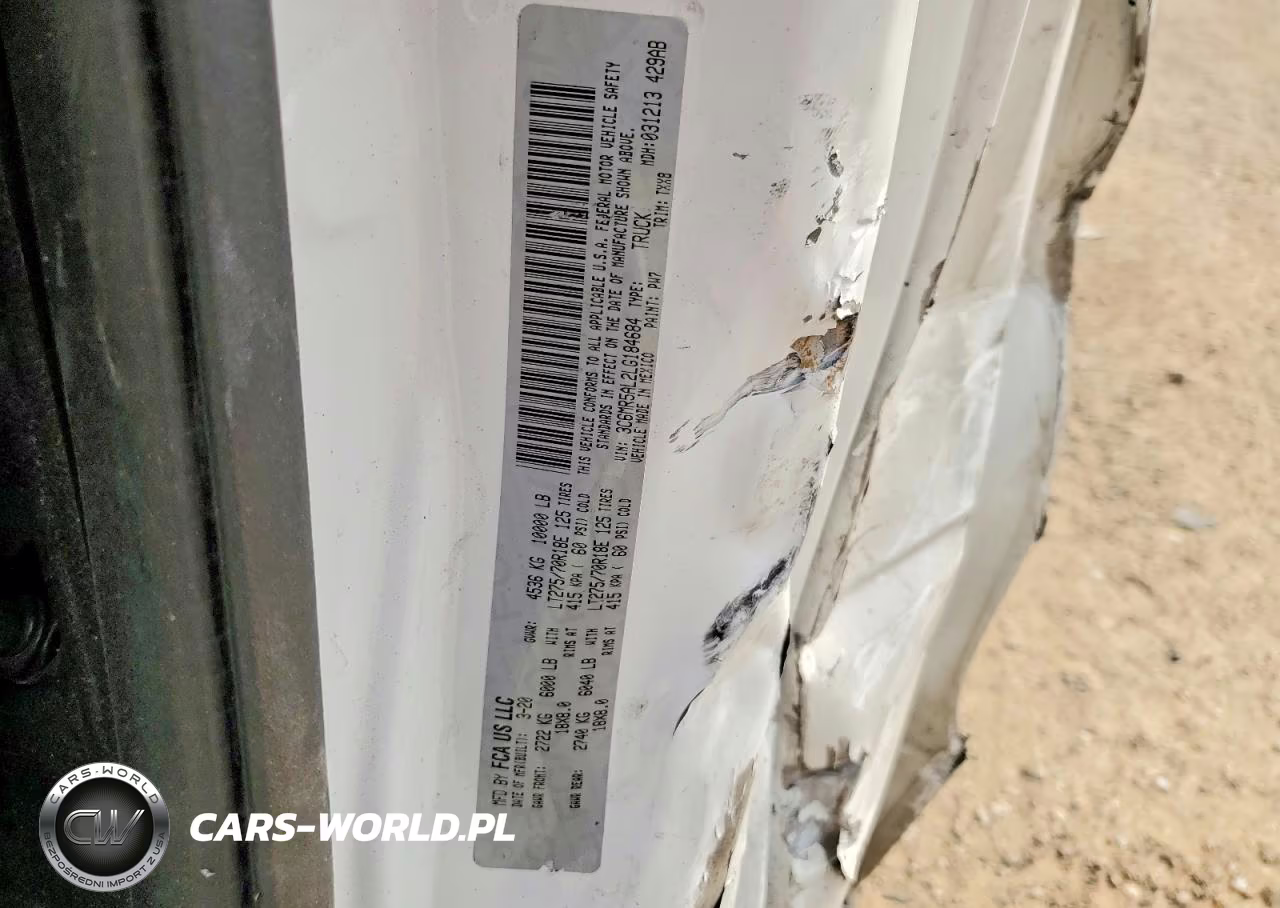 2020 Ram 2500 Tradesman VIN:3C6MR5AL2LG184684 - 14