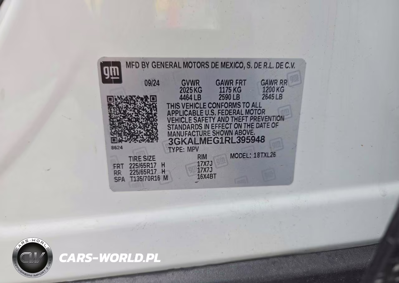 2024 GMC Terrain Sle VIN:3GKALMEG1RL395948 - 14
