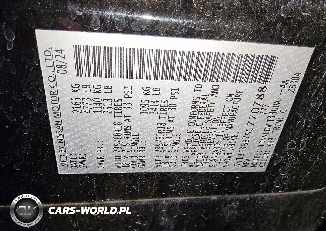 2025 Nissan Rogue Sv VIN:5N1BT3BB7SC770788 - 13