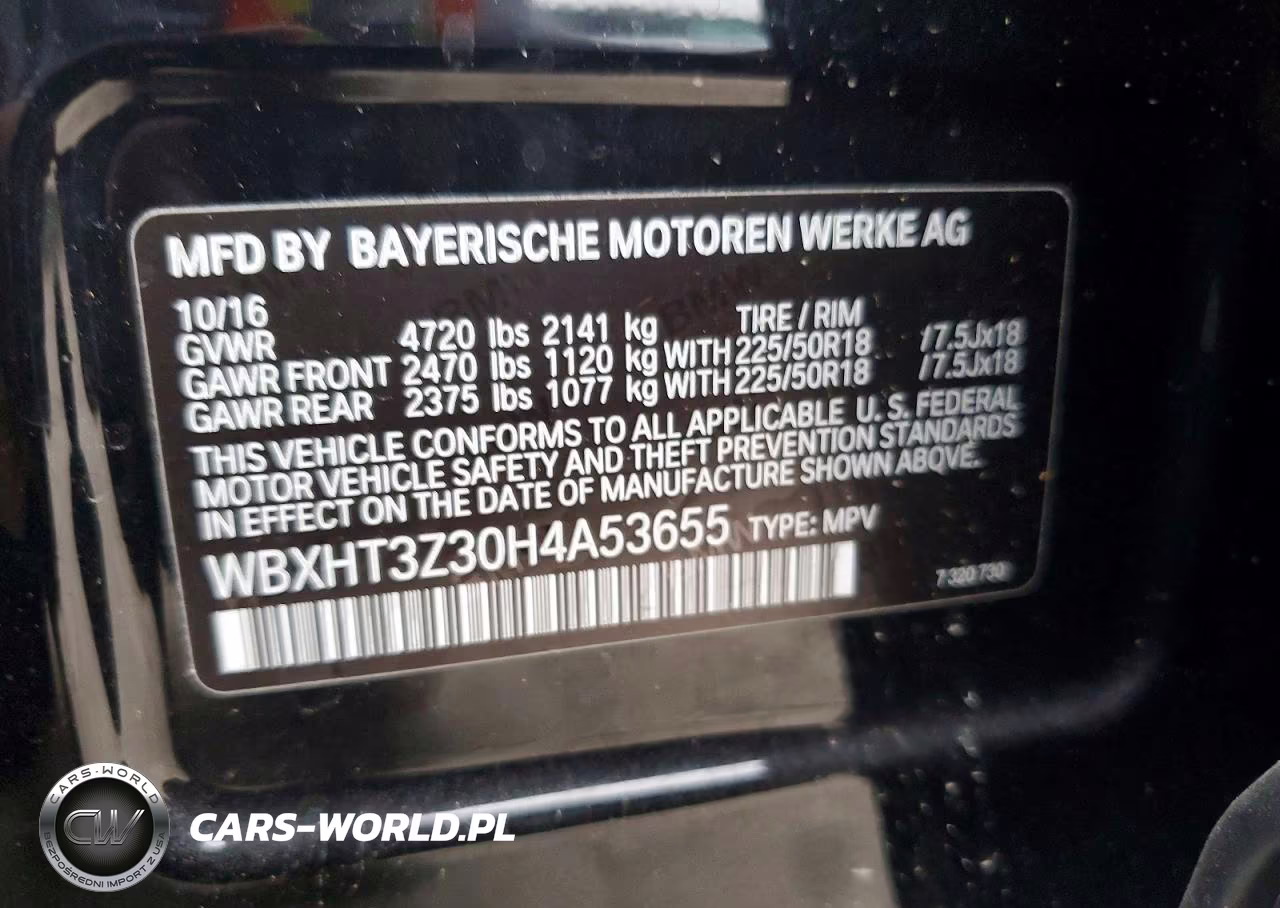 2017 BMW X1 xDrive28I VIN:WBXHT3Z30H4A53655 - 13