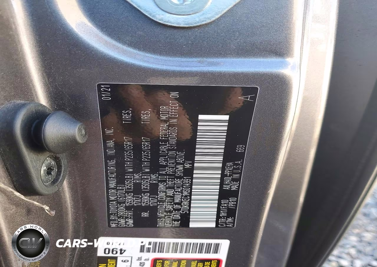 2021 Toyota Sienna Le VIN:5TDKRKEC1MS014991 - 13