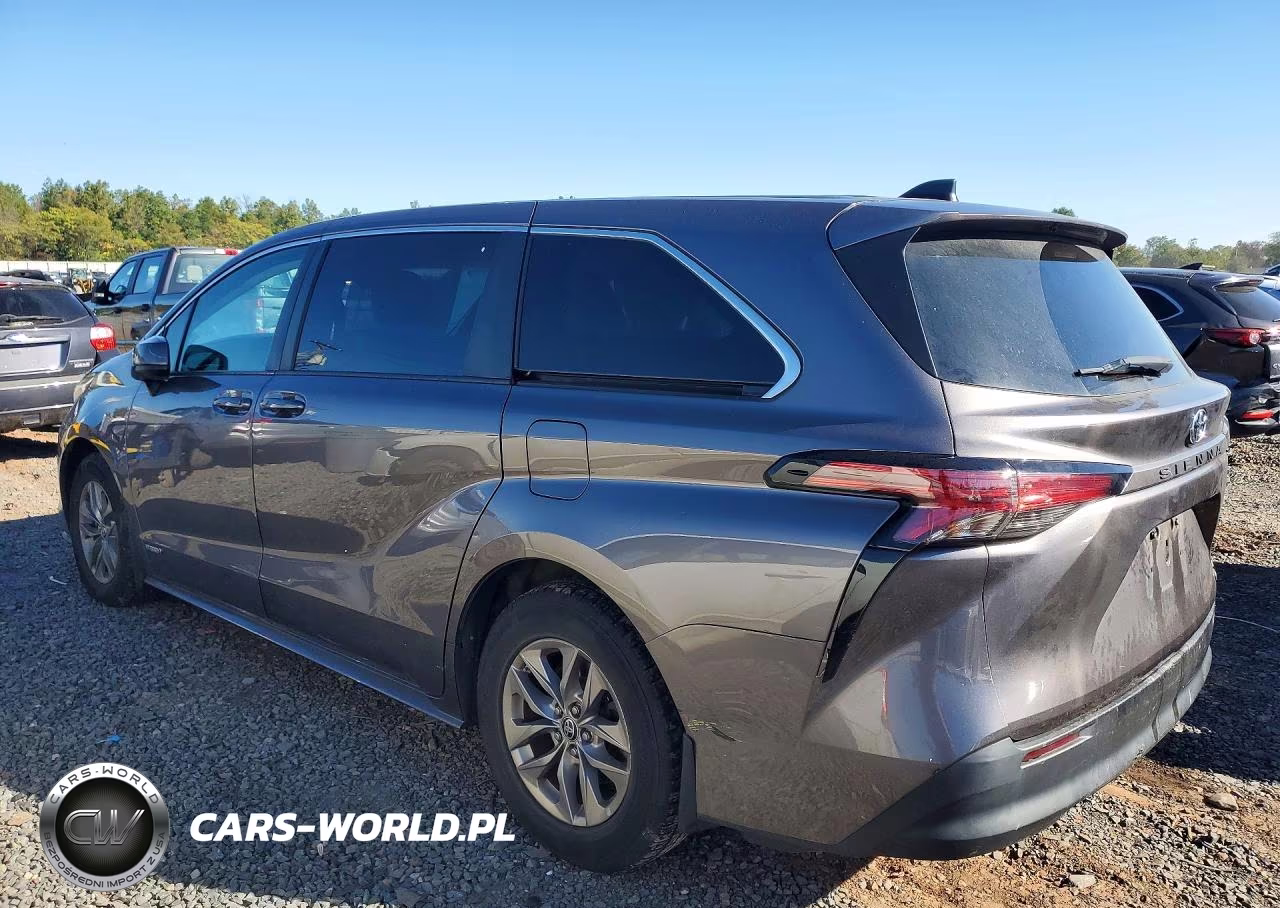 2021 Toyota Sienna Le VIN:5TDKRKEC1MS014991 - 2