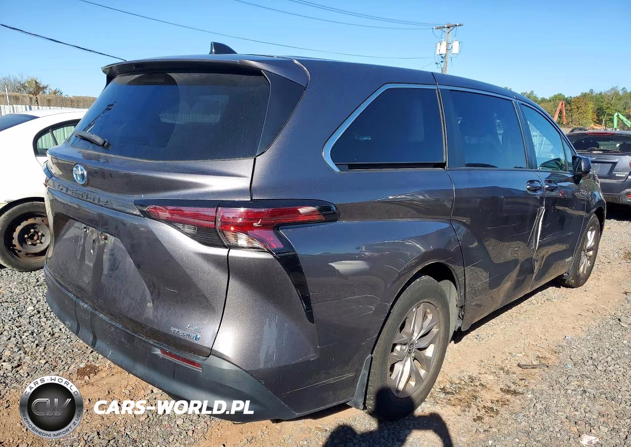 2021 Toyota Sienna Le VIN:5TDKRKEC1MS014991 - 3