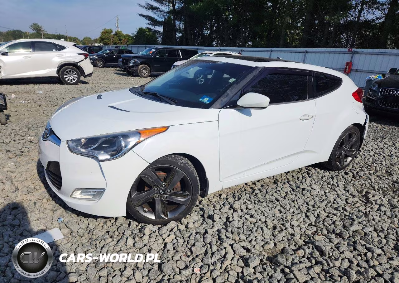 2012 Hyundai Veloster Base VIN:KMHTC6AD4CU048540 - 1