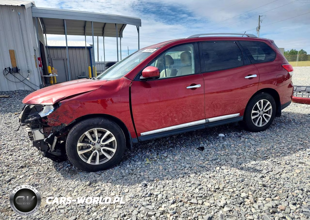 2015 Nissan Pathfinder Sl VIN:5N1AR2MN3FC645594 - 1