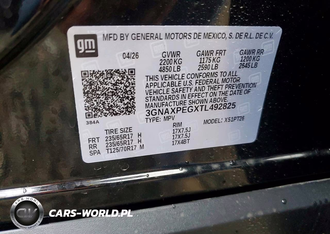 2026 Chevrolet Equinox Lt VIN:3GNAXPEGXTL492825 - 13