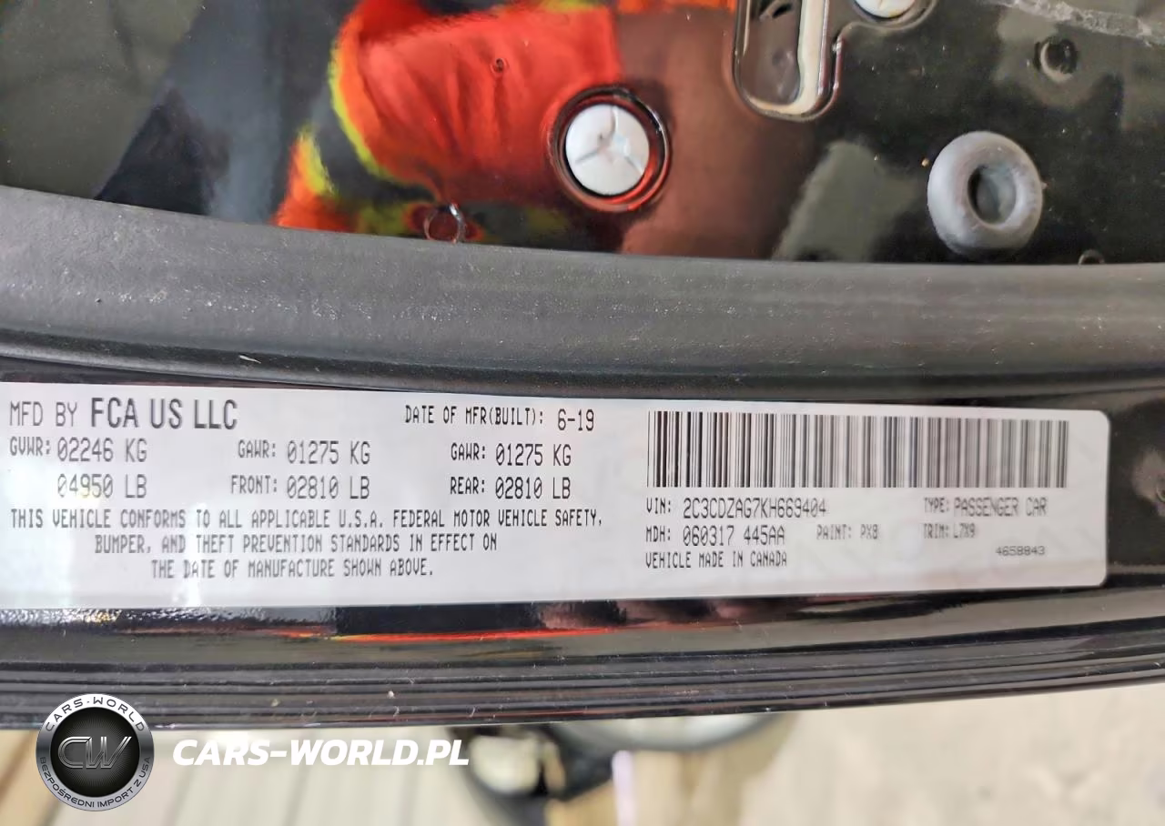 2019 Dodge Challenger Sxt VIN:2C3CDZAG7KH669404 - 13