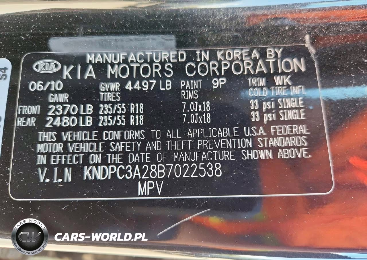 2011 Kia Sportage Ex VIN:KNDPC3A28B7022538 - 13