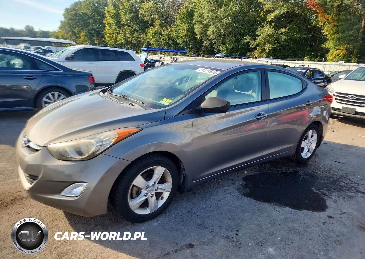 2013 Hyundai Elantra Gls VIN:5NPDH4AE0DH167401 - 1