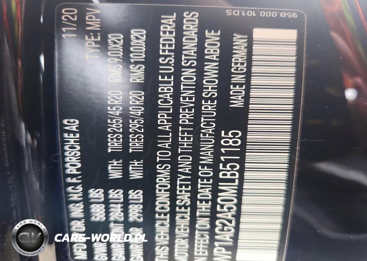 2021 Porsche Macan Gts VIN:WP1AG2A50MLB51185 - 13