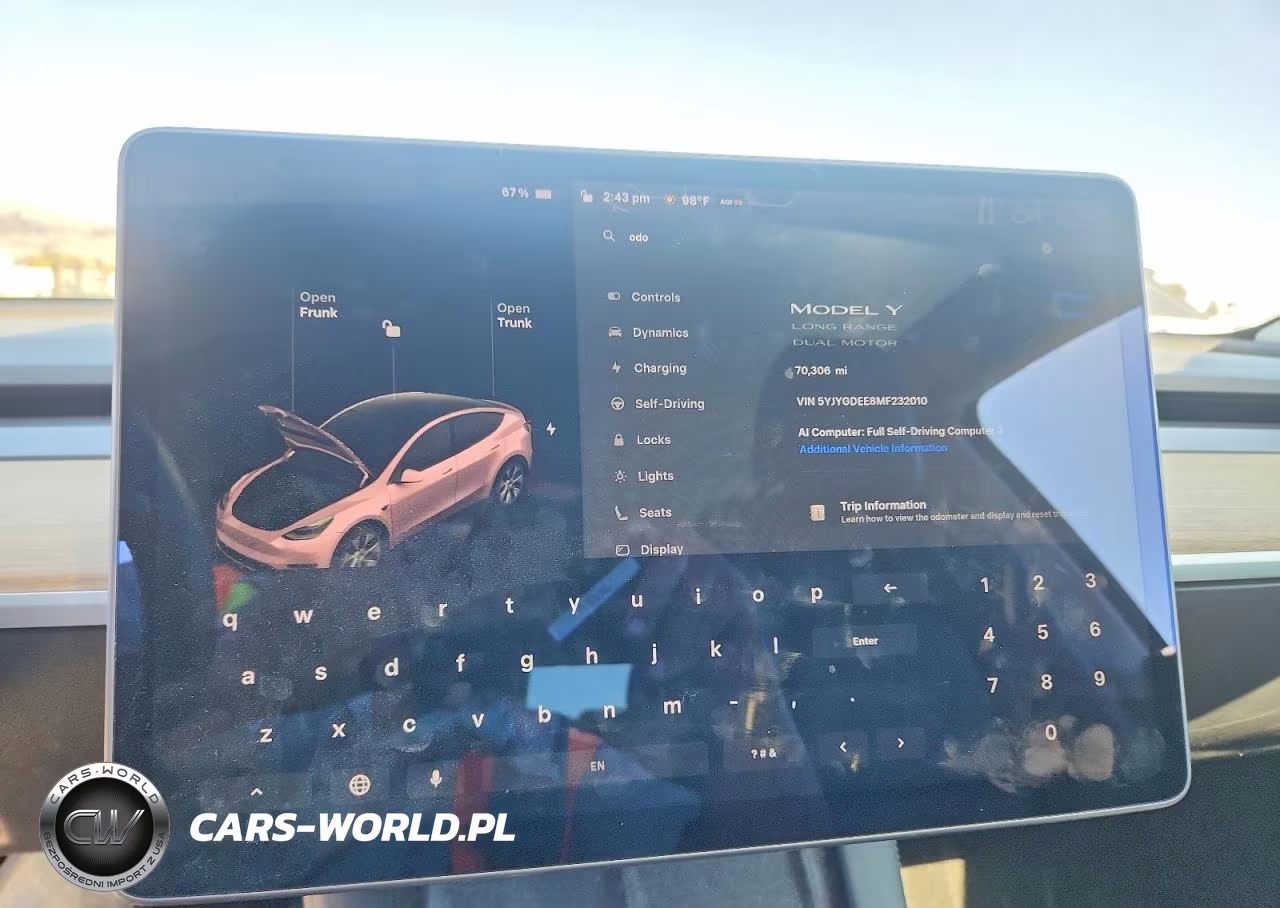 2021 Tesla Model Y VIN:5YJYGDEE8MF232010 - 9