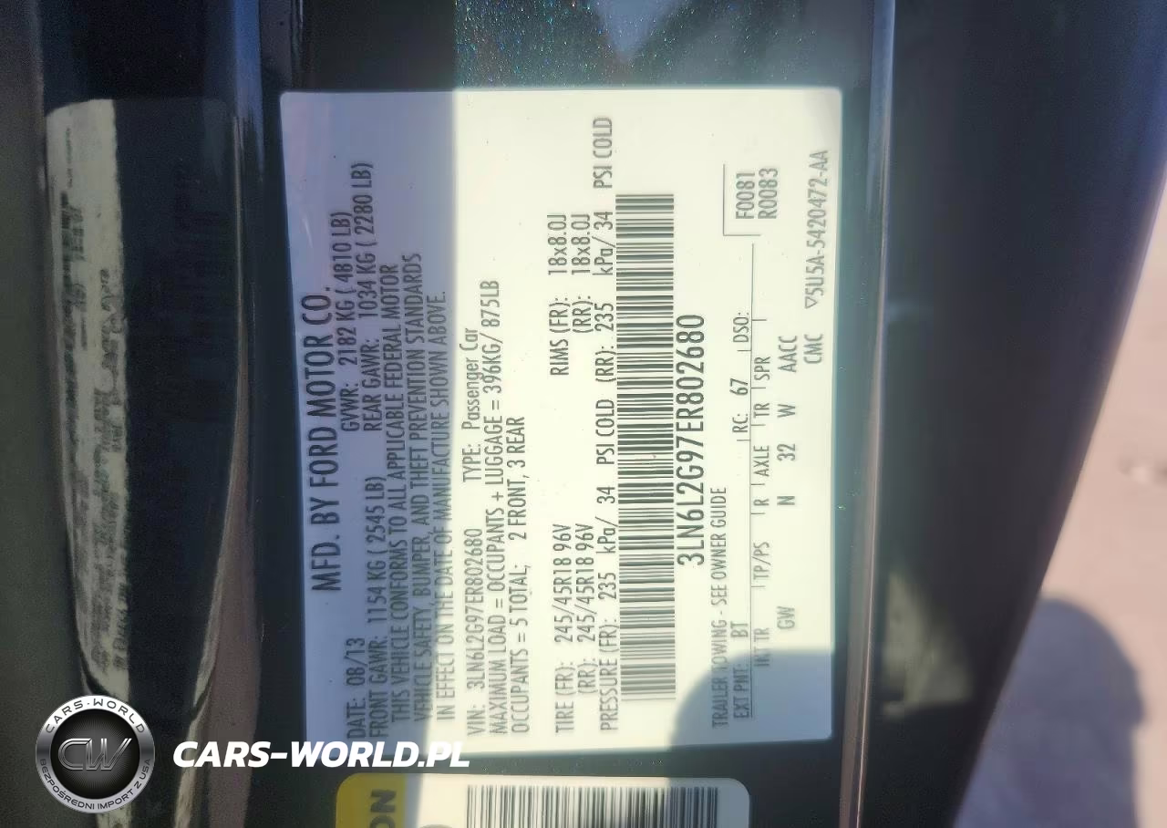 2014 Lincoln Mkz VIN:3LN6L2G97ER802680 - 12